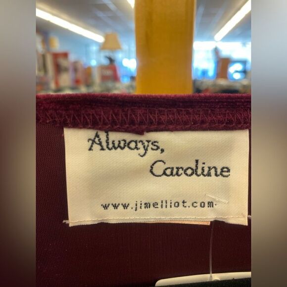 Always Caroline L purple top - Picture 2 of 5